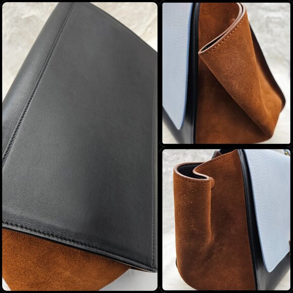 Celine Tri-Color Combi Trapeze Bag - Picture 12 of 17